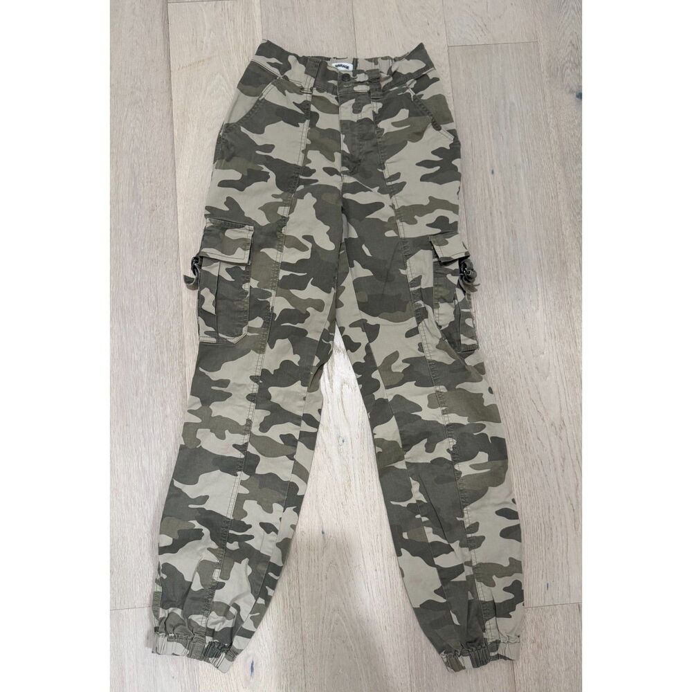 Garage Camo Cargo Pants Women’s XS/TP Jogger Style High Rise Utility